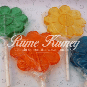 paletas de caramelo transparente