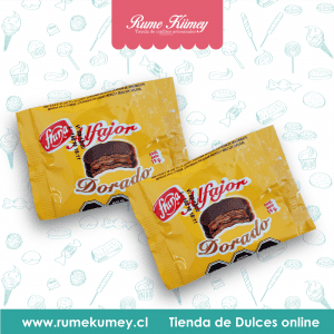 alfajor dorado fruna