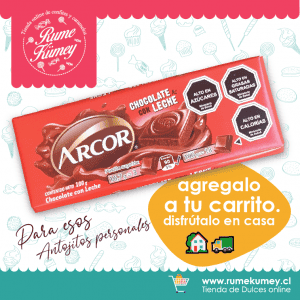 chocolate con leche arcor