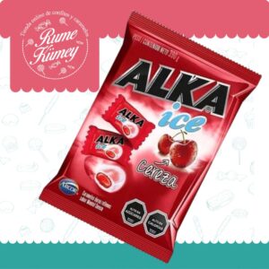 Alka Ice sabor Mentol Cereza (bolsa con 100 uni)