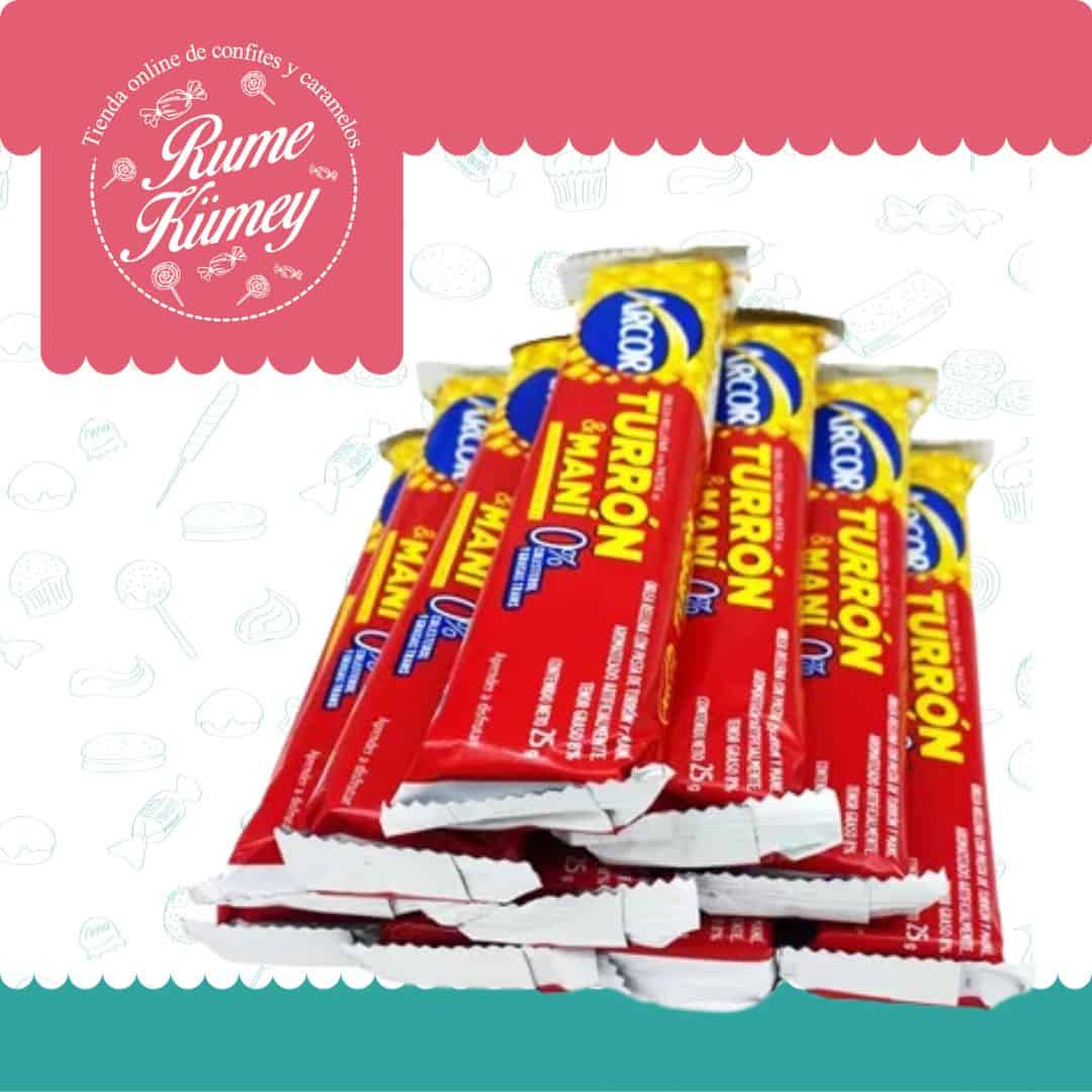 Oblea de Turrón sabor a Maní de Arcor (pack con 10 uni)