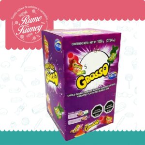 chicle grosso sabores surtidos 150 unidades