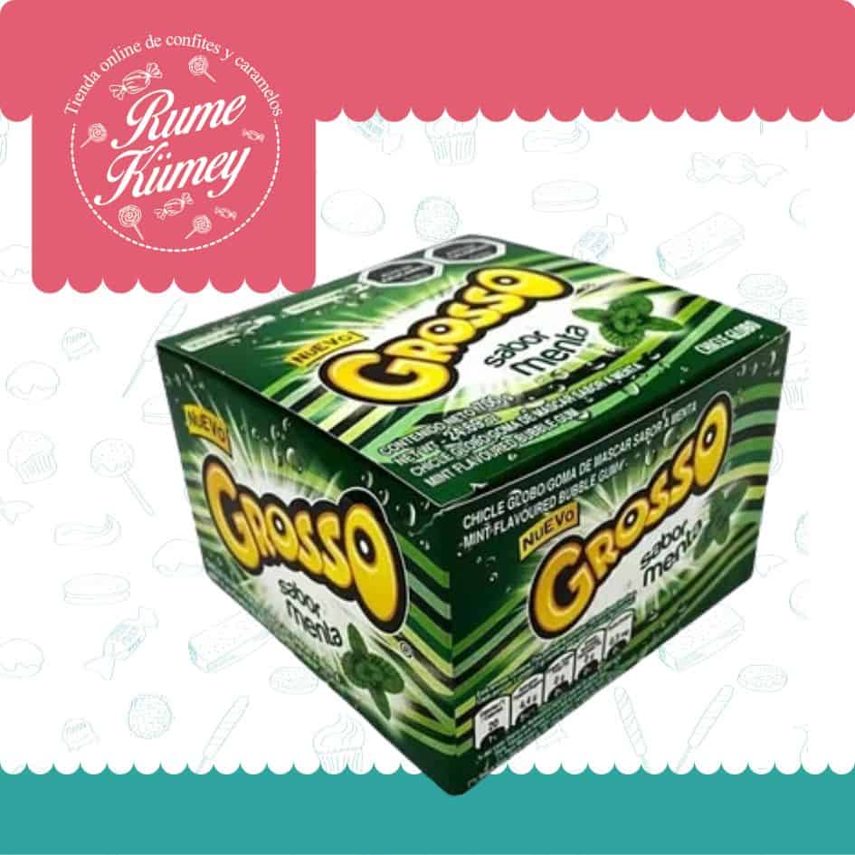 Grosso Sabor Menta - Chicle De Arcor (caja Con 100 Un)
