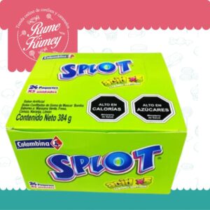 Splot - Chicles Ácidos De Colombina (caja Con 24 Unidades)