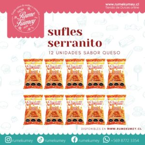 sufle serranito x12 unidades queso