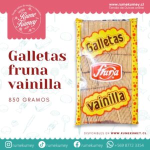 galleta de vainilla fruna 850g