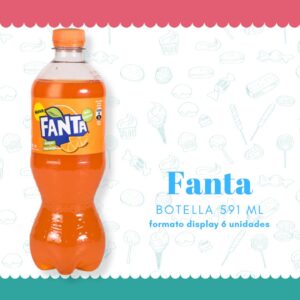 Botella Fanta 591 ml