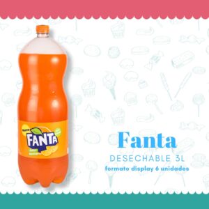 Fanta desechable 3 l