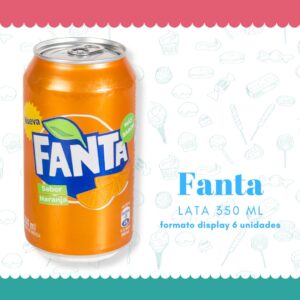 Fanta lata 350 ml