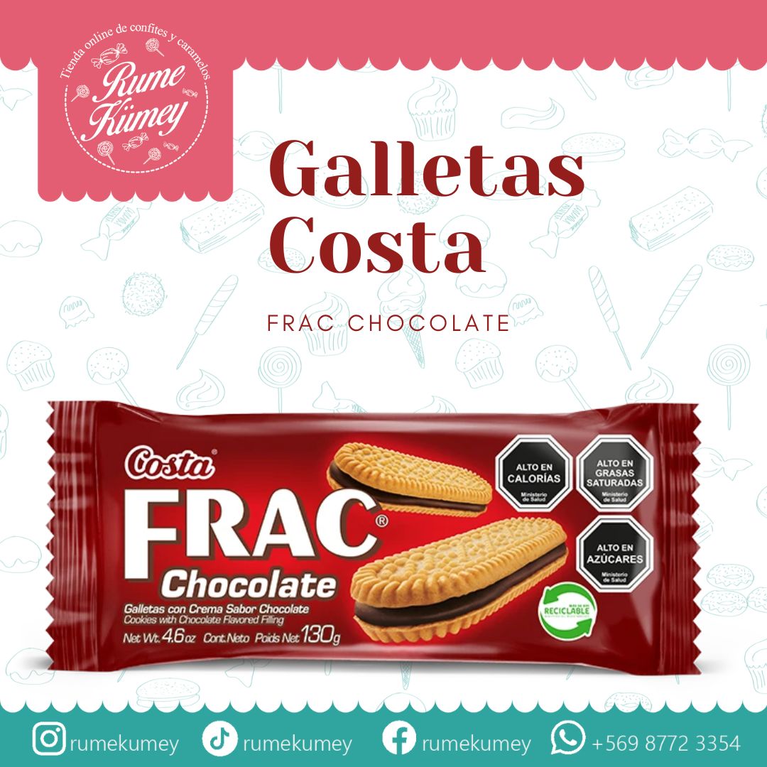 galleta frac de chocolate
