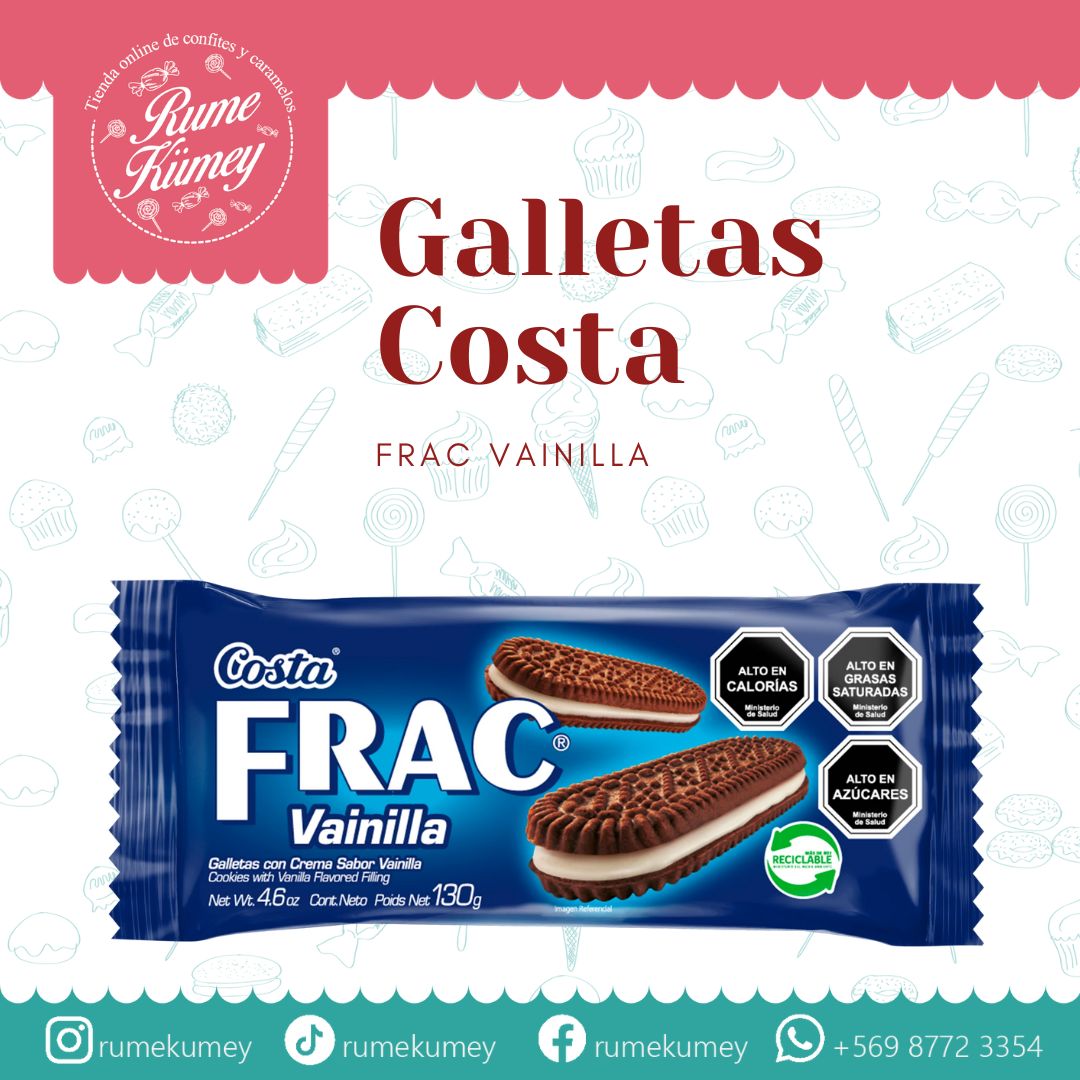 galleta frac de vainilla de costa