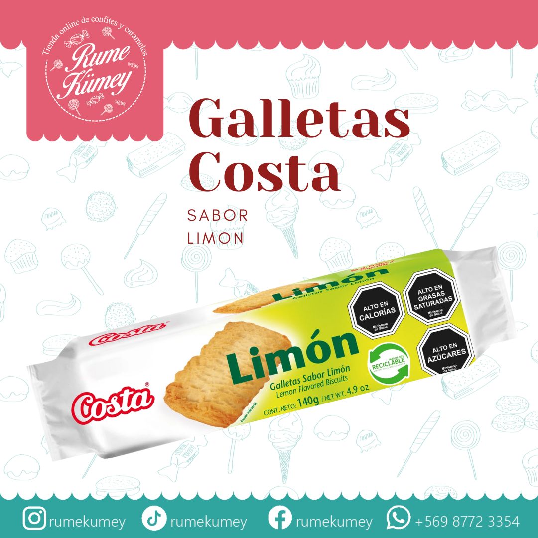 galletas costa limon 140 gramos