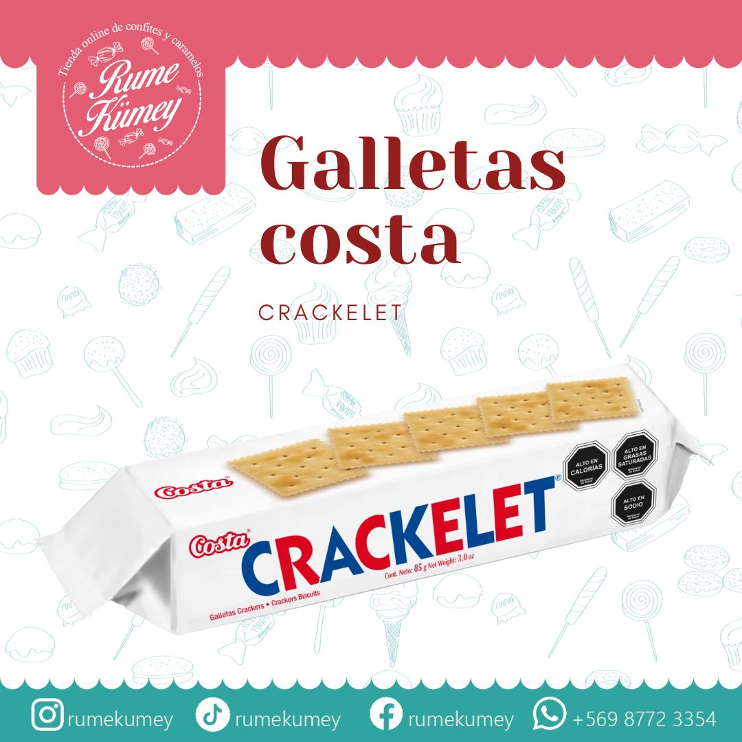 galletas crackelet de costa