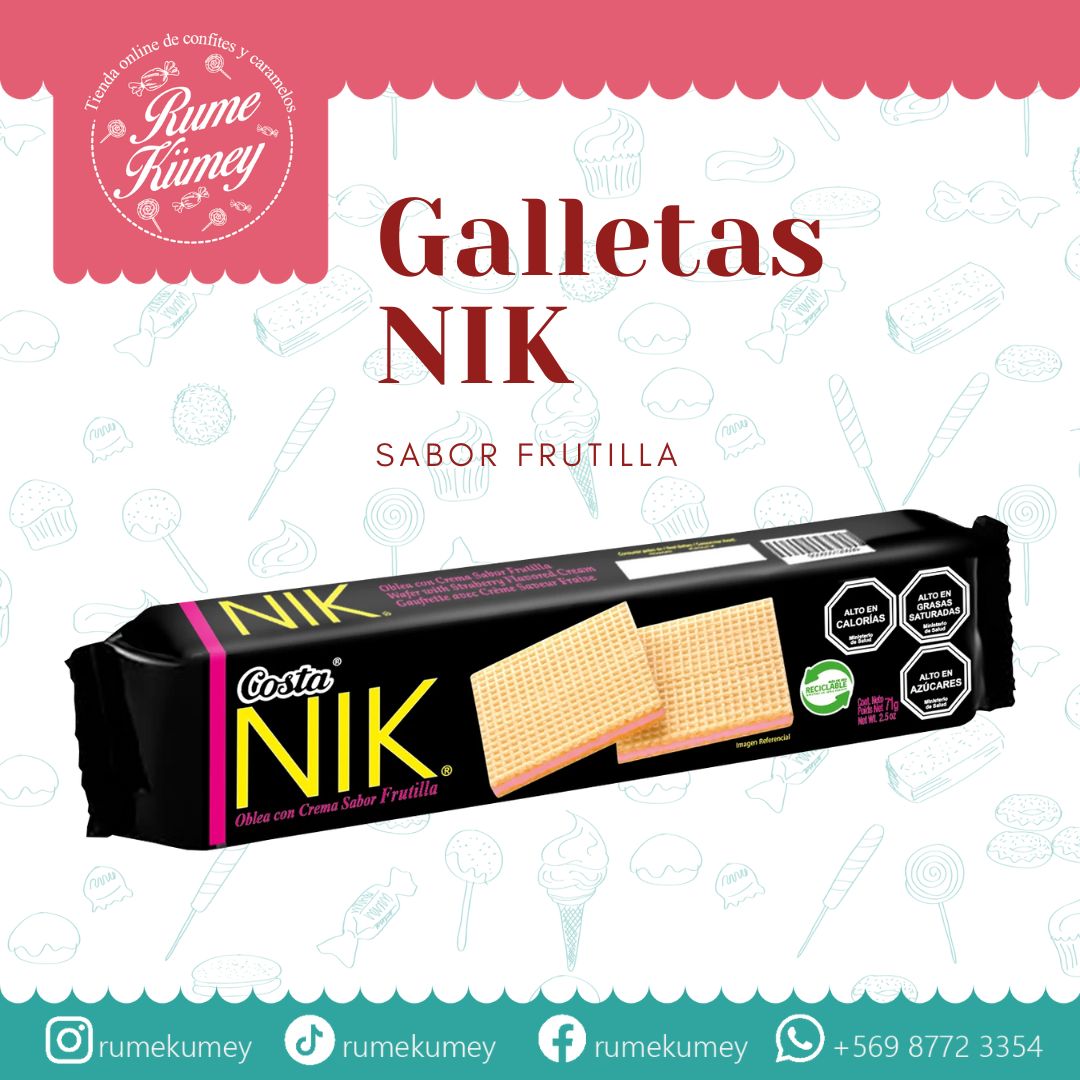 galletas nik frutilla