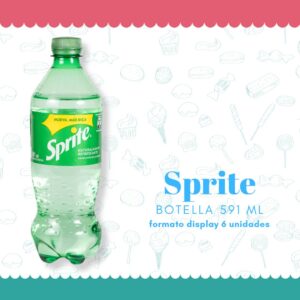 Botella Sprite de 591 ml