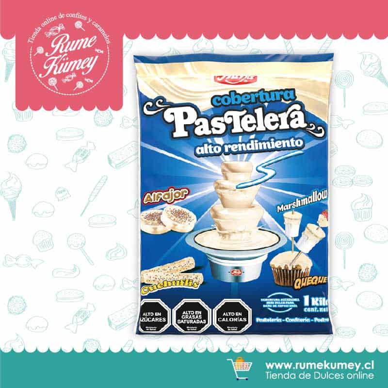cobertura pastelera alto rendimiento fruna blanca