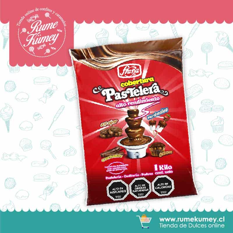 cobertura pastelera alto rendimiento fruna chocolate