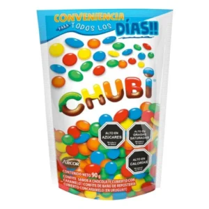 arcor chubi doypack 90gr
