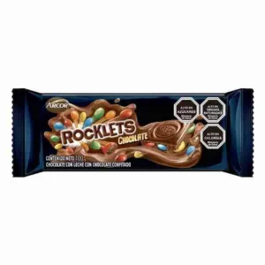 arcor rocklets chocolate 100gr