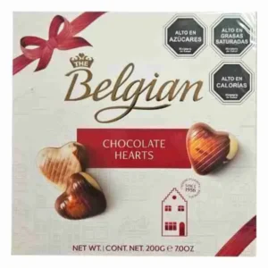 belgian chocolate hearts 195gr