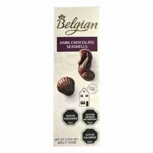 belgian dark chocolate seashells 60gr