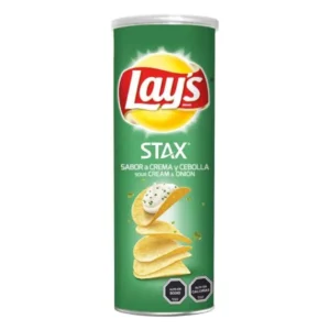 evercrisp lays stax crema y cebolla 134gr