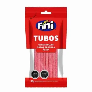 tubos frutilla acida 80 gr