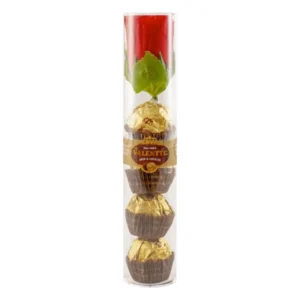 valentte bombones con flor