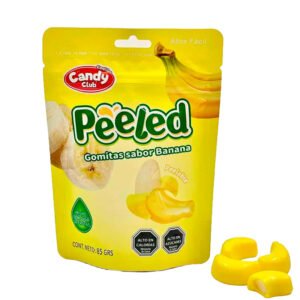 Gomitas Peeled sabor PLATANO 85g candy club