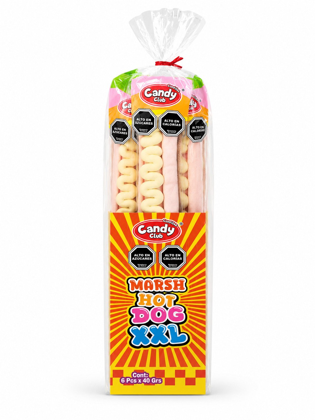 Marsh hot dog xxl completo x6